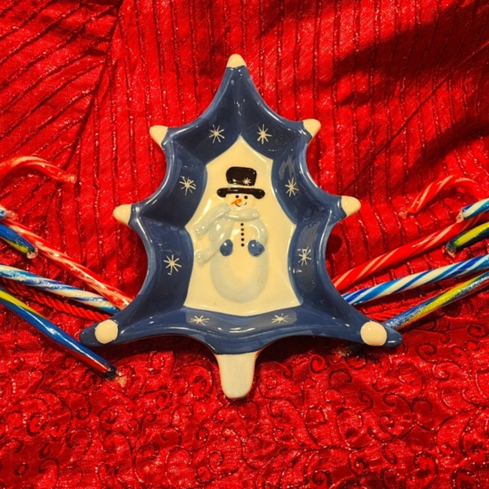SNOWMAN DISH